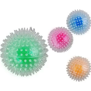 Flash Bouncer Ball Işıklı Şeffaf Plastik Top Kedi Oyuncağı 8 Cm