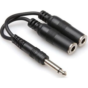 1/4'' Ts (M) <-> Dual 1/4'' Ts (F) Y-Kablo