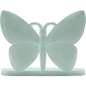 Işıklar Plastik Kelebek Peçetelik Beyaz