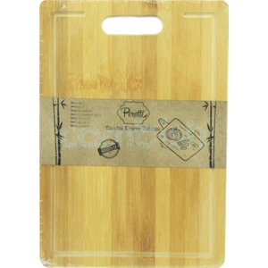 Bamboo Orta Boy Dikdörtgen Kesim Tahtası 24X34 CM