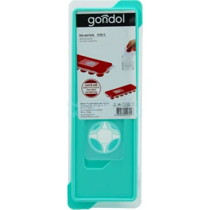 Gondol Kapaklı Silikon Buz Kalıbı Mavi