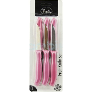 6'lı Meyve Bıçağı - Pembe