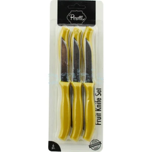 6'lı Meyve Bıçağı - Sarı