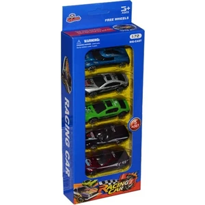 Racing Car Özel Kutulu 5'li Die-Cast Metal Koleksiyon Yarış Arabaları 1-72
