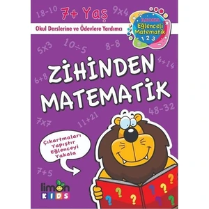 İlk Okul Eğlenceli Matematik Çıkartmalı Zihinden Matematik