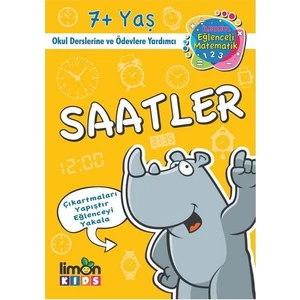 İlk Okul Eğlenceli Matematik Çıkartmalı Saatler