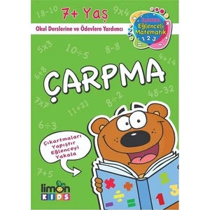İlk Okul Eğlenceli Matematik Çıkartmalı Çarpma
