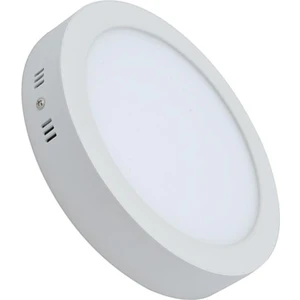 Sezmer Sıva Üstü Yuvarlak 18W Beyaz Renk Yüksek Işık LED Panel Tekli