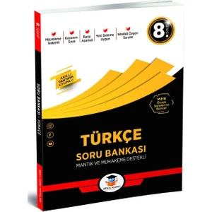 8.Sınıf Türkçe Soru Bankası Zeka Küpü Yayınları