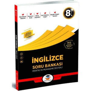 8.Sınıf İngilizce Soru Bankası Zeka Küpü Yayınları
