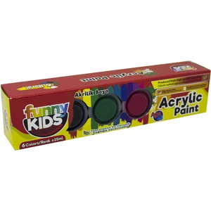 Funny Kids Akrilik Boya Seti 6 Renk x 25 ml