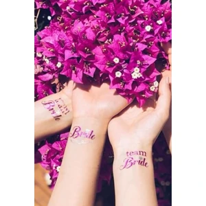 Metalik Mor Bride Tattoo