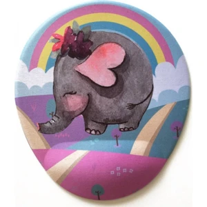 Office Küp Bilek Destekli Mouse Pad Fil