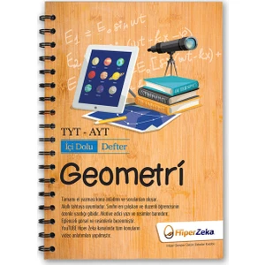 Hiper Zeka Yayınları İçi Dolu Defter YKS - TYT- AYT Geometri