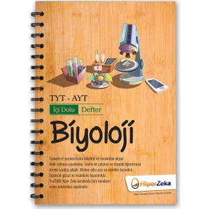 Hiper Zeka Yayınları İçi Dolu Defter YKS - TYT-AYT Biyoloji