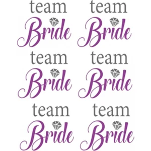 Bride Team Gri Geçici Dövme Seti