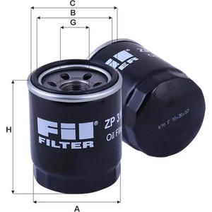 Zp3100 Yağ Filtresi Honda Accord Cıvıc Crv Hrv