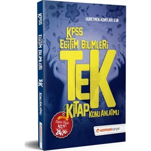 Uzman Kariyer Yayınları 2020 KPSS Eğitim Bilimleri Tek Kitap Konu Anlatımlı Yayınları