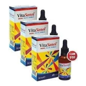 Vitasanol Drops ACD3 Damla 30 ml 3 Adet Allergo