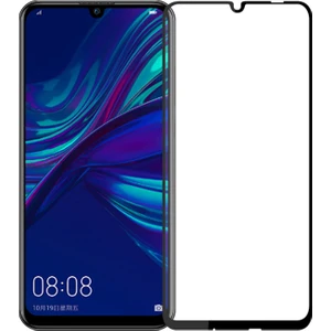 Huawei Honor 20 Lite Tam Kaplayan Çerçeveli Tempered Ekran Koruyucu - Siyah
