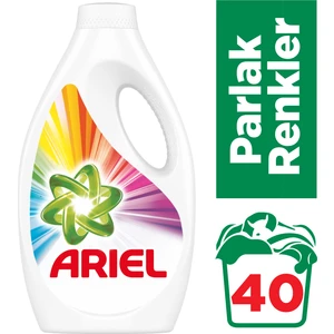 40 Yıkama Sıvı Çamaşır Deterjanı Parlak Renkler