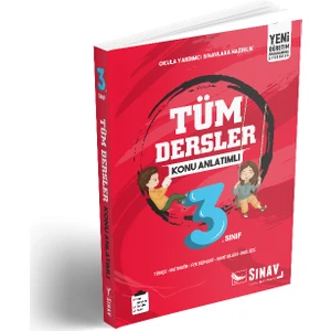 Sınav Yayınları 3. Sınıf Tüm Dersler Konu Anlatımlı