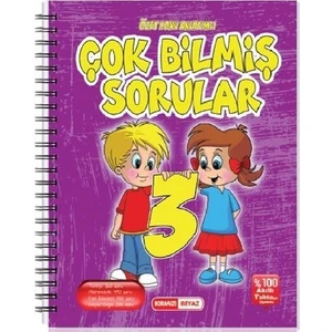 Kırmızı Beyaz Yayınlar Çok Bilmiş Sorular 3.Sınıf