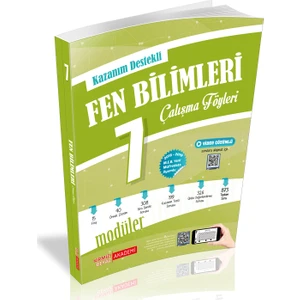 Kırmızı Beyaz Yayınlar Kazanım Destekli Fen Bilimleri Çalışma Föyleri 7.Sınıf