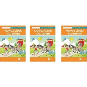 Ata 1. Sınıf Kılavuz Çizgili Yazı Defteri Büyük Boy (Dik Temel Harflerle) (3 Adet)