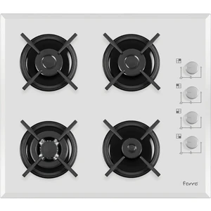 B1240 CE Wok Bek SETÜSTÜ Cam Ocak Beyaz LPG + Doğalgaz Uyumlu