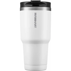 Mannhart by Spigen B201 Sızdırmaz Vakumlu Çift Katmanlı Travel Mug Paslanmaz Çelik Termos 887 ml Hot 6h / Cold 24h White - 000HP26028