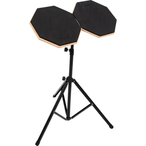 Bateri Drum Pratik Çalışma Pedi ve Standı + Baget 2'li