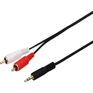 HP029GBBLK3TW Aux 3.5 mm To 2RCA Dönüştürücü Kablo Siyah 3 m