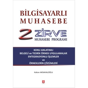 Bilgisayarlı Muhasebe Zirve Muhasebe Programı - Hasan Aksakaloğlu