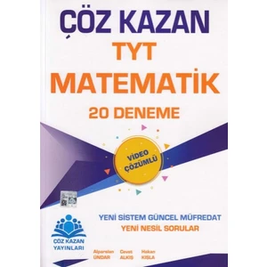 Çöz Kazan Yayınları TYT Matematik 20 Deneme Sınavı