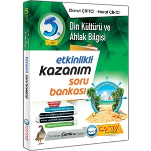 Çanta Yayınları 5. Sınıf Din Kültürü ve Ahlak Bilgisi Etkinlikli Kazanım Soru Bankası