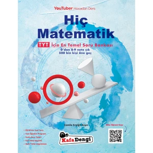 Kafa Dengi Yayınları TYT Hiç Matematik Soru Bankası (Tümü Video Çözümlü)