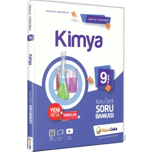 Hiper Zeka Yayınları Kimya Konu Özetli 9. Sınıf - Soru Bankası