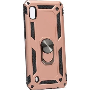 Tekno Grup Samsung Galaxy M10 Kılıf Yüzüklü Standlı Ultra Korumalı Manyetik Vega Kapak-Rose
