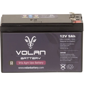 Volan Battery 12 Volt 9 Ah (Amper) Kuru Akü