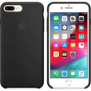 Apple iPhone 7 Plus İnce Silikon Kauçuk Kılıf Arka Kapak - Siyah