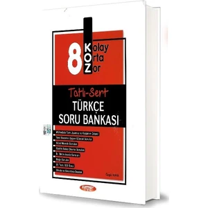 Kurmay Yayınları 8.Sınıf Tatlı-Sert Türkçe Soru Bankası-2020