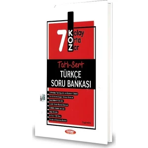 Kurmay Yayınları 2020 7.Sınıf Koz Tatlı-Sert Türkçe Soru Bankası