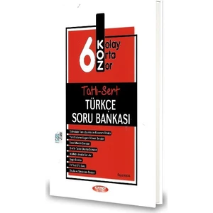 Kurmay Yayınları 6.Sınıf Tatlı-Sert Türkçe Soru Bankası-2020