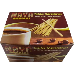 İhtiyaçlimanı Naya Tahta Karıştırıcı 1 Paket