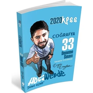Hocawebde Yayınları 2020 KPSS Coğrafya 33 Deneme