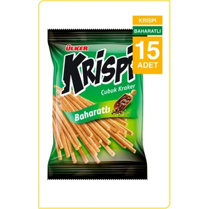 Krispi Baharatlı Kraker 15 Adet