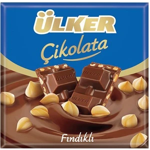 Çikolata Fındıklı Kare 70 gr x 6 Adet