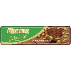 Antep Fıstıklı Baton Çikolata 32 gr x 12 Adet