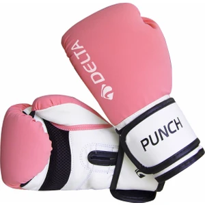 Punch Dura-Strong Pembe-Beyaz Boks Eldiveni